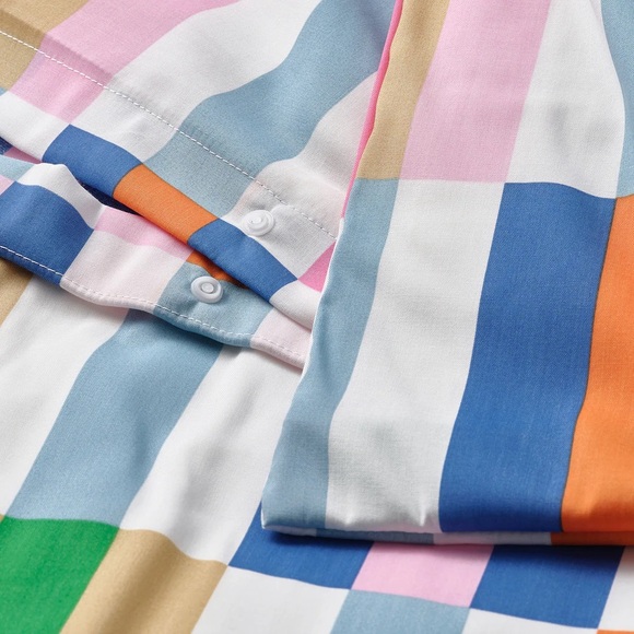 IKEA Multicolor Striped Duvet Cover Set - Picture 4 of 4